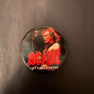 AC/DC vintage 3 inch button pin
